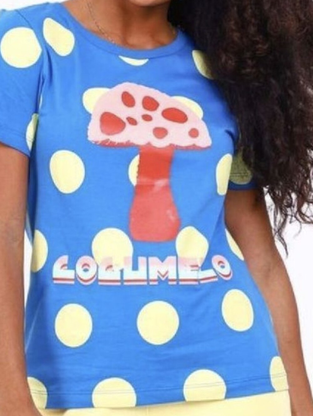 Farm Rio Mushroom Cogumelo Polka Dot Tee Size M